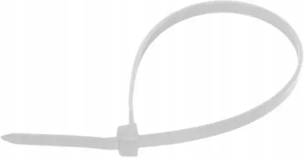 Opaska kablowa 4,8x350 mm zaciskowa biała 100szt Kod producenta 93295310