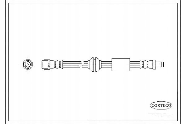 Corteco тормозной шланг MERCEDES GL 320 CDI
