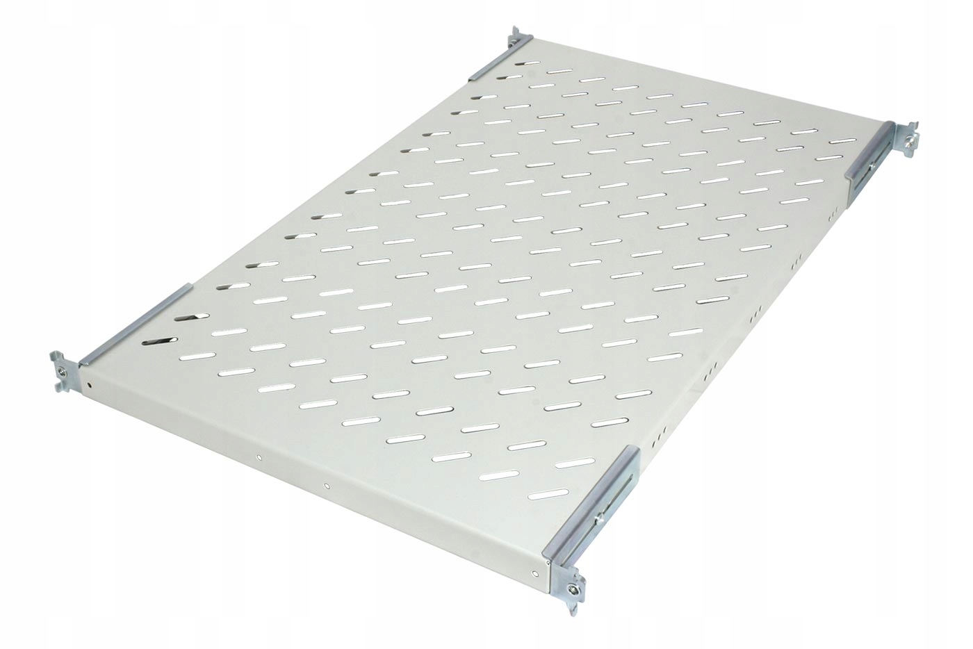Roline 19" police, 1U, 770mm, max. 50kg, šedá