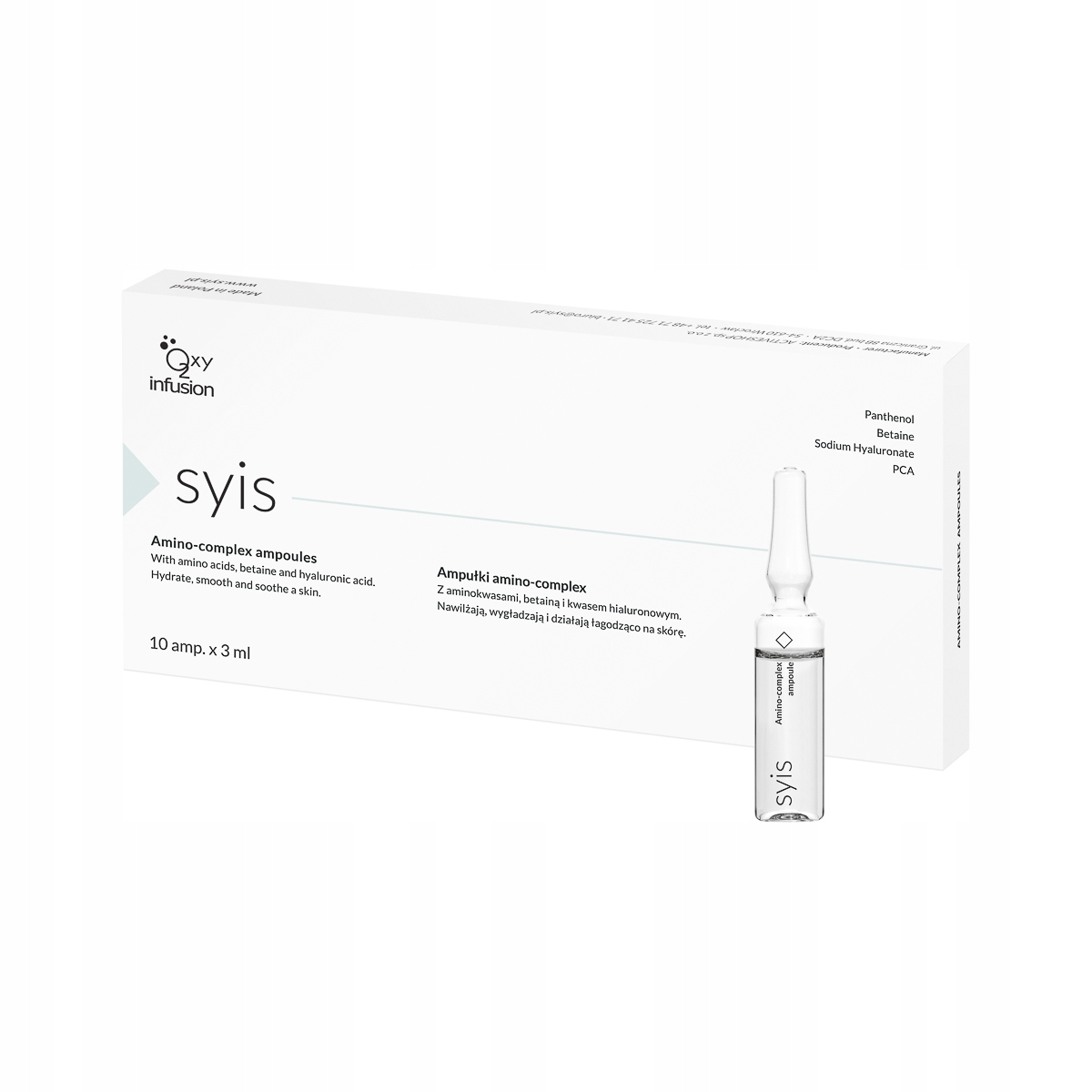 Syis amino-komplexní ampule 10 x 3 ml