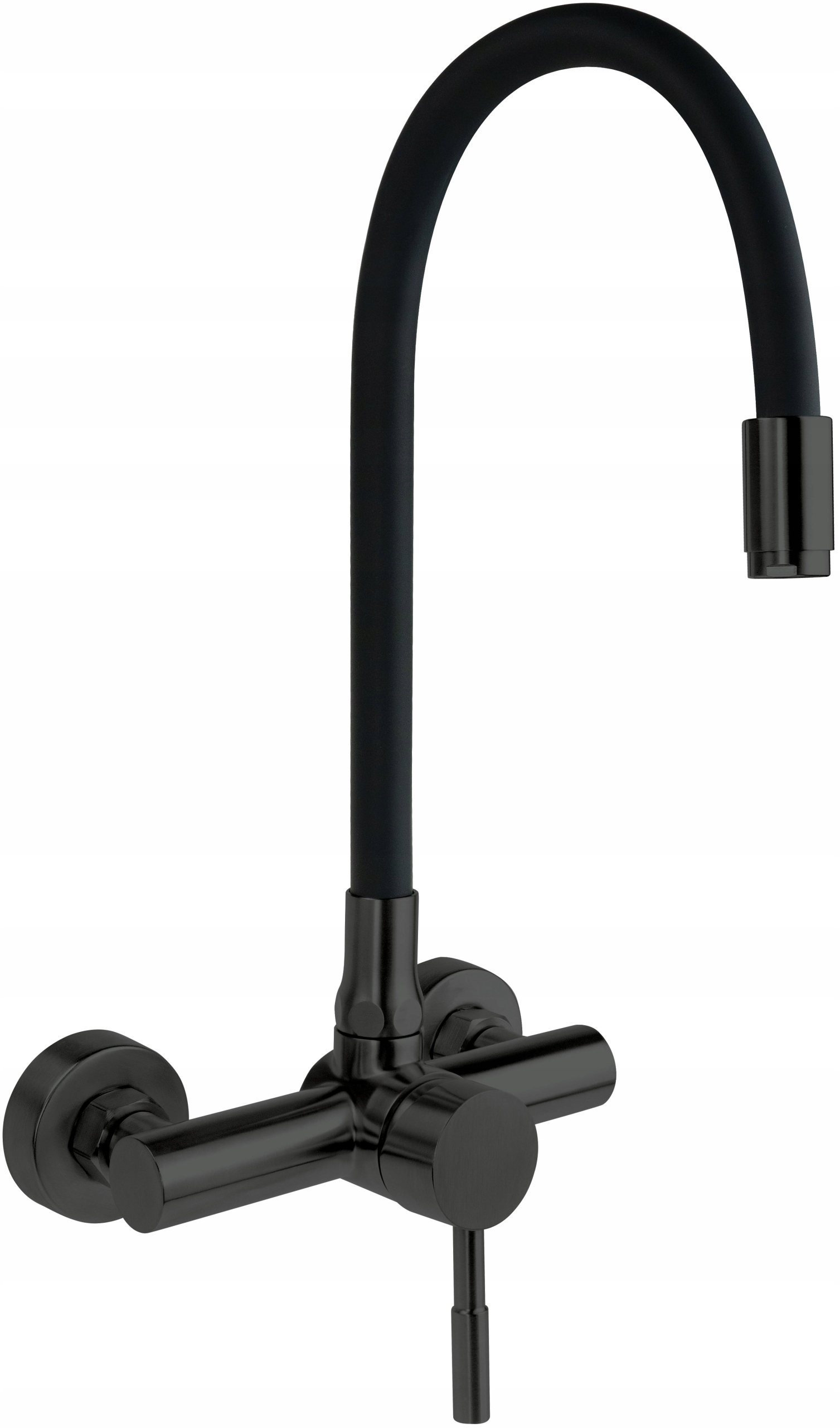 Nástěnná kuchyňská baterie s ohýbaným výtokem