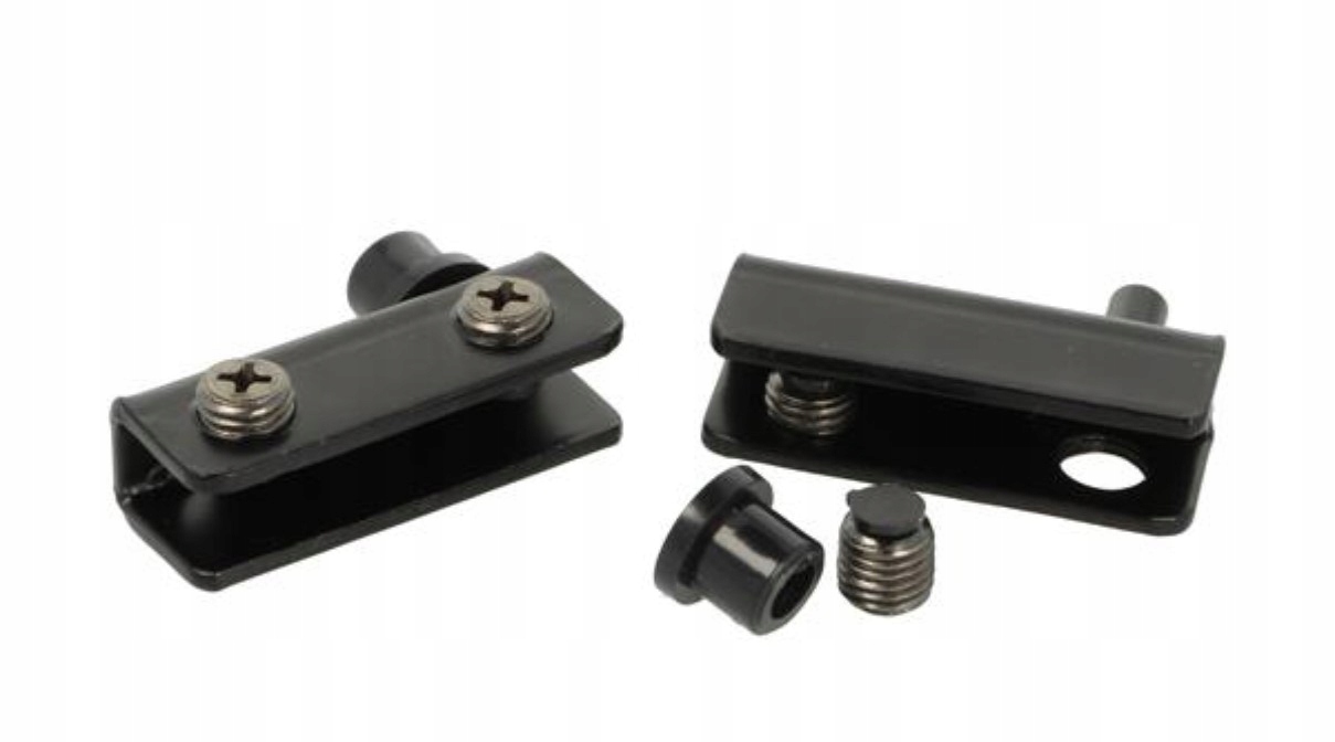 

Zawias do gabloty szklanej czarny 4-5mm para