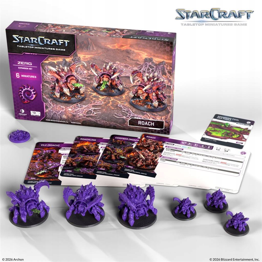 StarCraft The Miniatures Game Roach Zerg Expansion Set