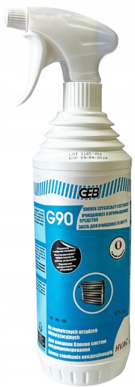 

Środek do czyszczenia wymienników detergent G90