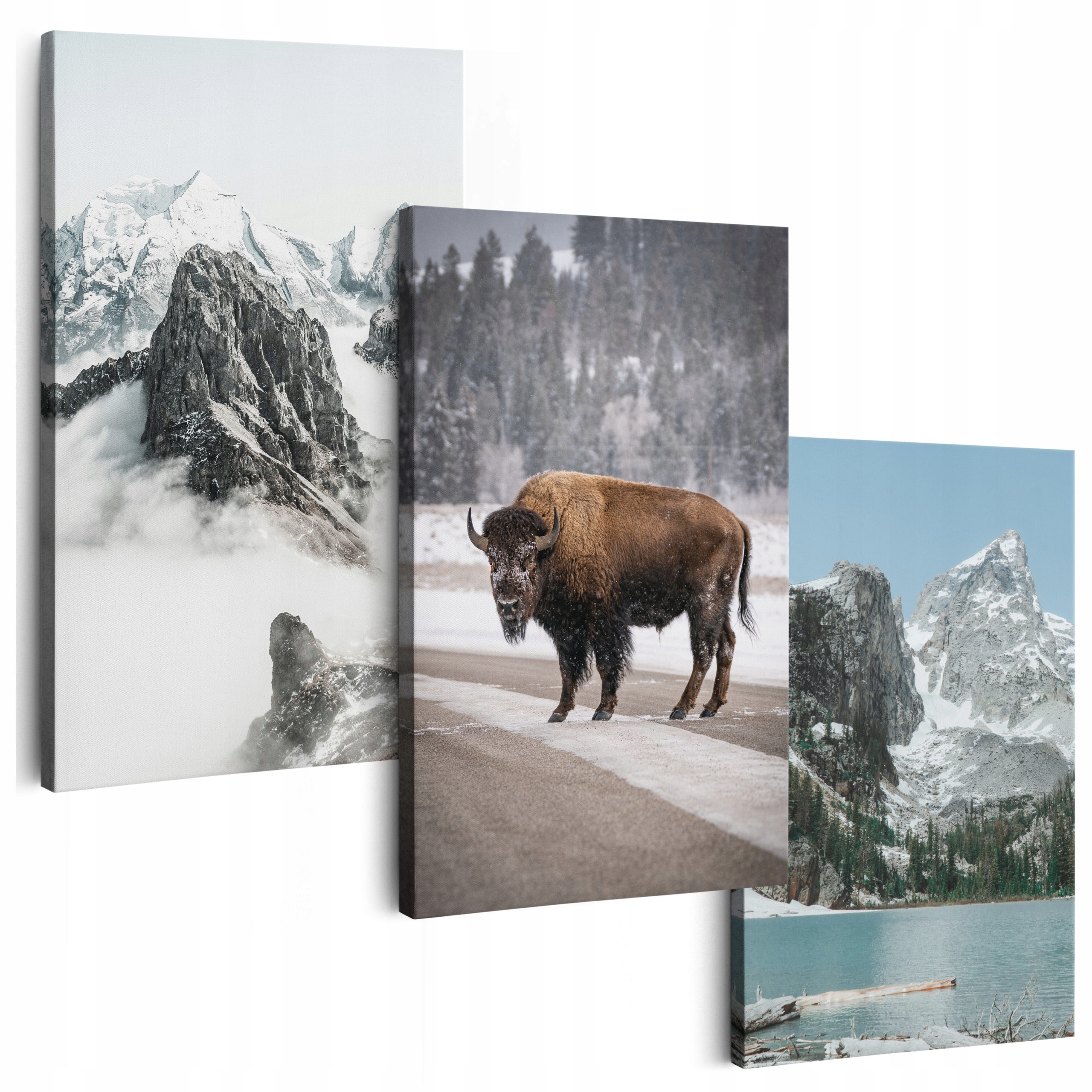 Obraz Na Plátně 180 cm **mnoho vzorů** 3 Ks Obrazy Do Obývacího Pokoje Na Zeď