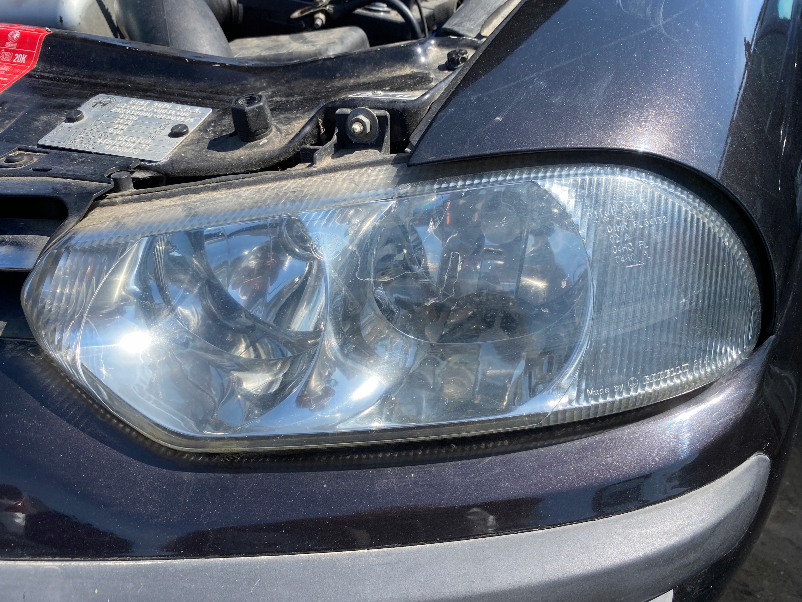 REFLEKTOR left light left front front Alfa Romeo 156 97-02
