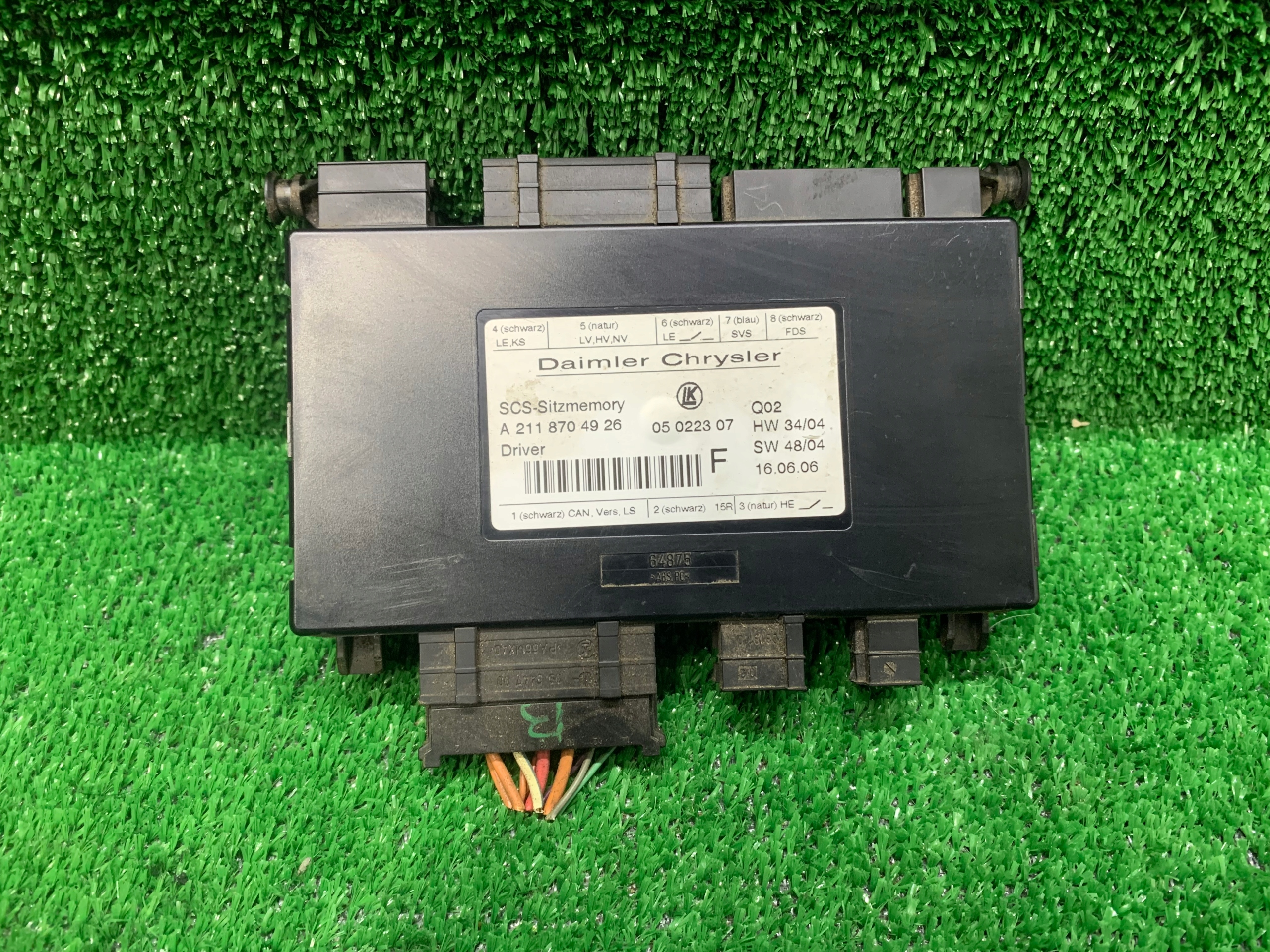 MERCEDES W164 W211 W251 MODUŁ FOTELA A2118704926