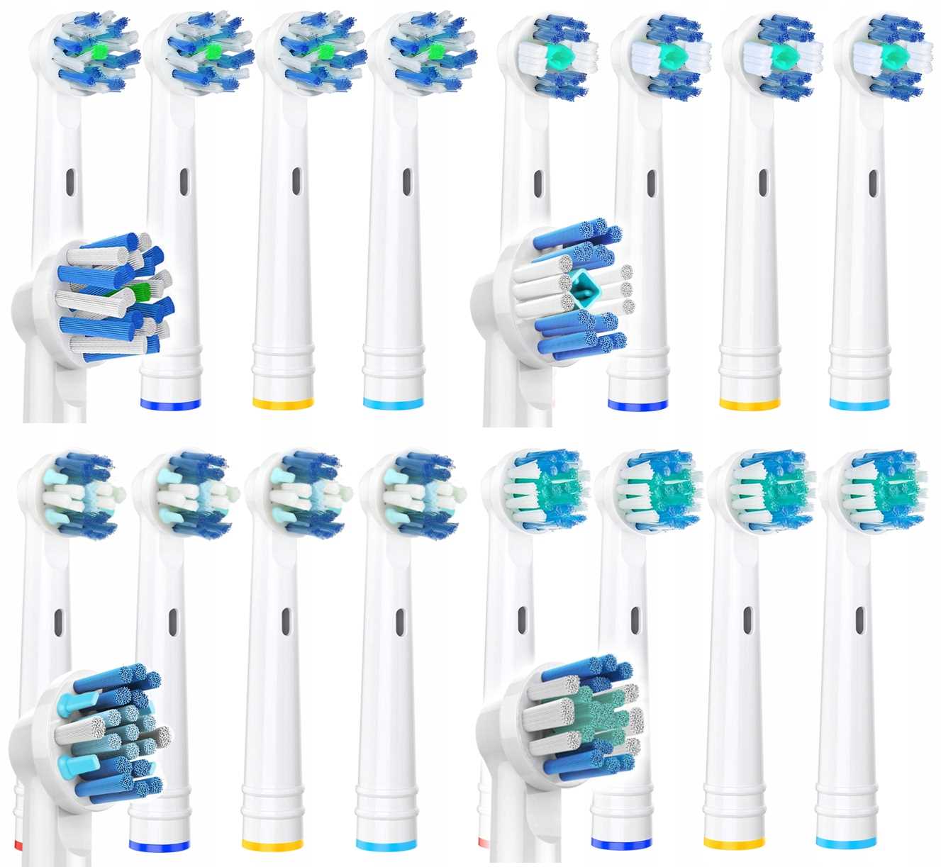 16 x NÁSTAVCE NA ELEKTRICKÚ ZUBNÚ KEFKU ORAL-B NÁHRADNÁ CROSS FLEXI FLOSS