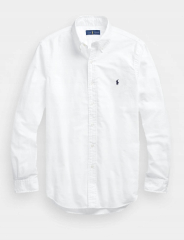 Pánská košile Polo Ralph Lauren – bílá bavlna vel. L