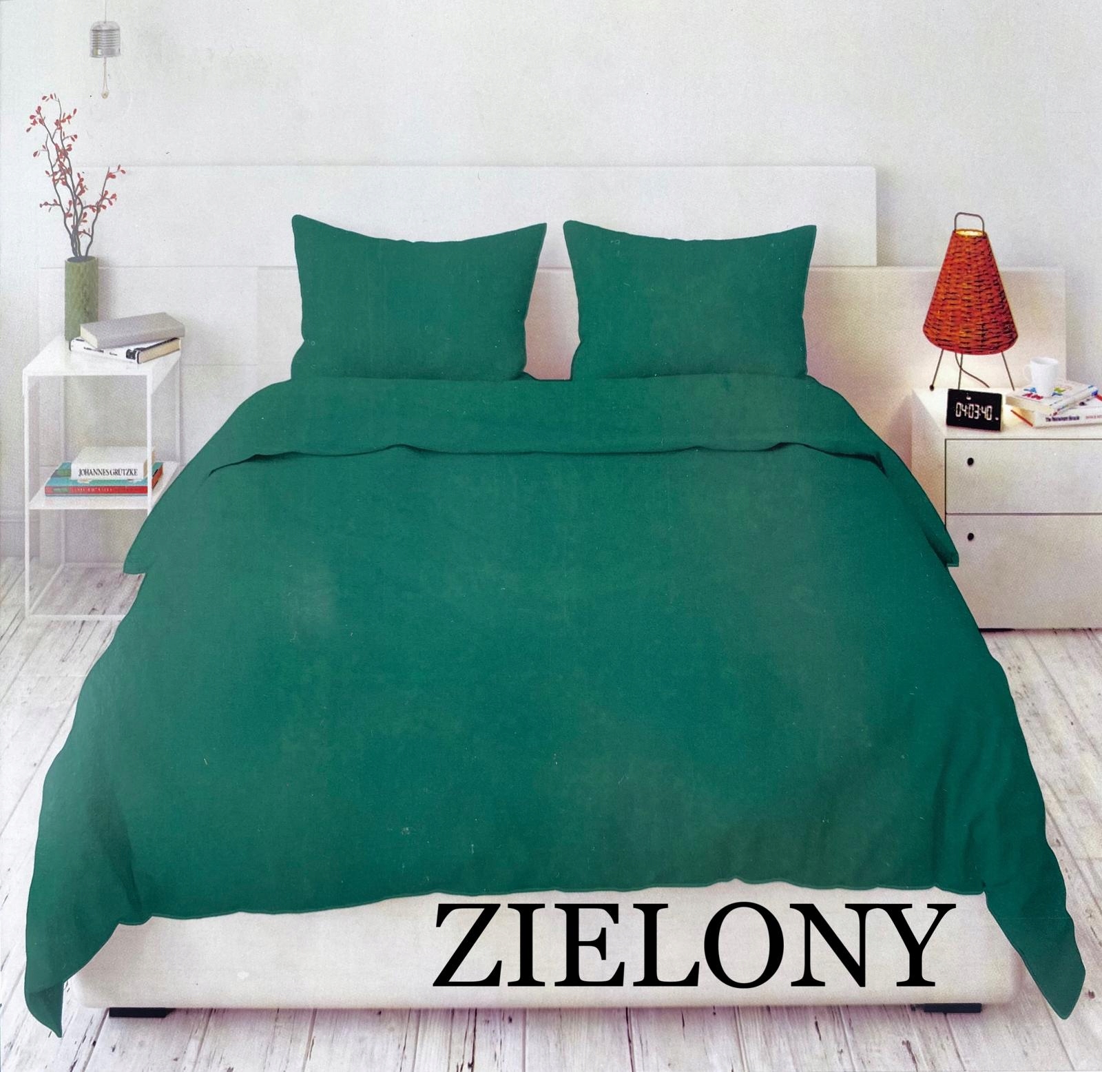 KOMPLET POŚCIELI 200X220 trzyczęściowy jednolity RÓŻNE KOLORY Wzór dominujący Gładki