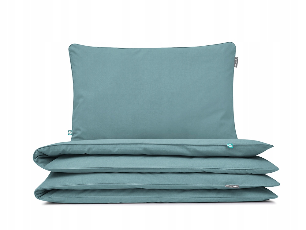 Súprava posteľnej bielizne Basic Šalviová 200 x 200 cm 2 x 80 x 70 cm Mumla Muml