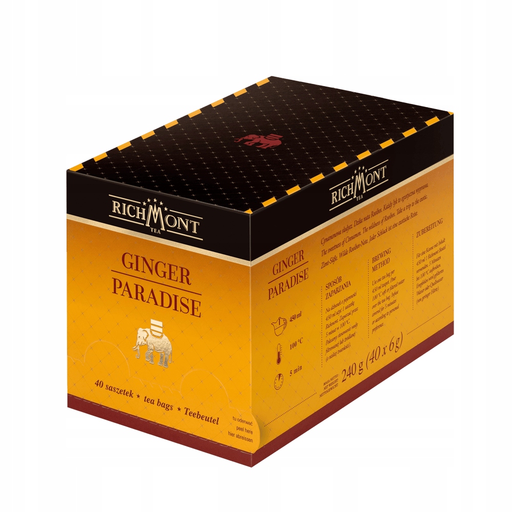 Herbata Richmont Ginger Paradise 40 saszetek