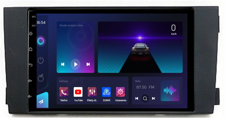 Rádio 2 Din Audi A6 C5 Android Gps Rds Wifi Usb Bt 6/128GB Modem Sim