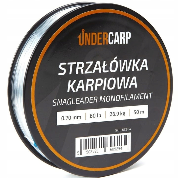 UnderCarp Strzałówka Karpiowa Snagleader 0.55mm/80m