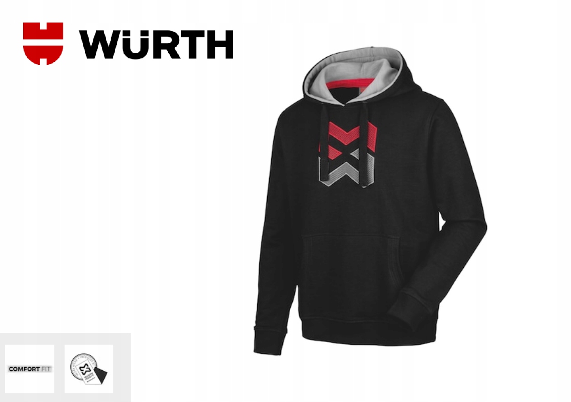 Bluza Robocza Wurth Modyf Hoody Logo Black R.s