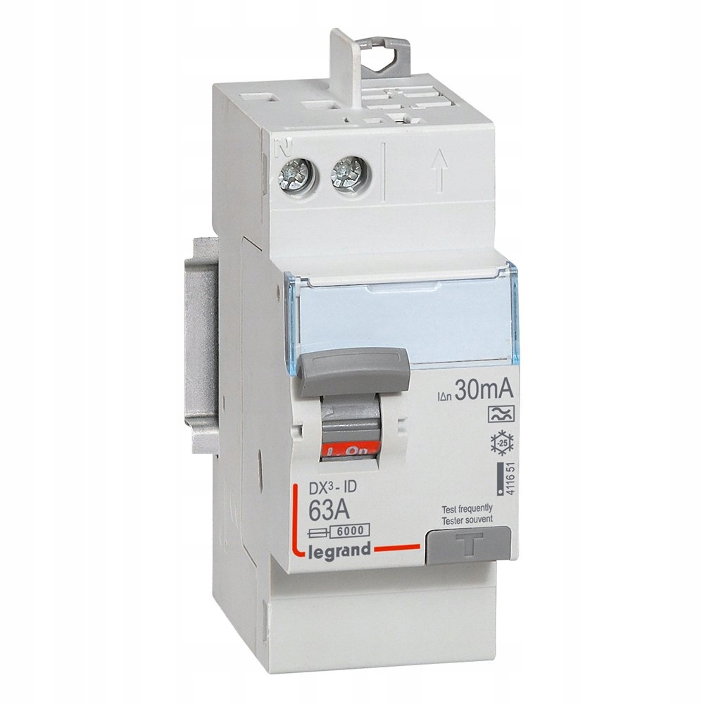 Prúdový chránič DX3 Legrand 411651 2P 230V 63A 30mA typ A