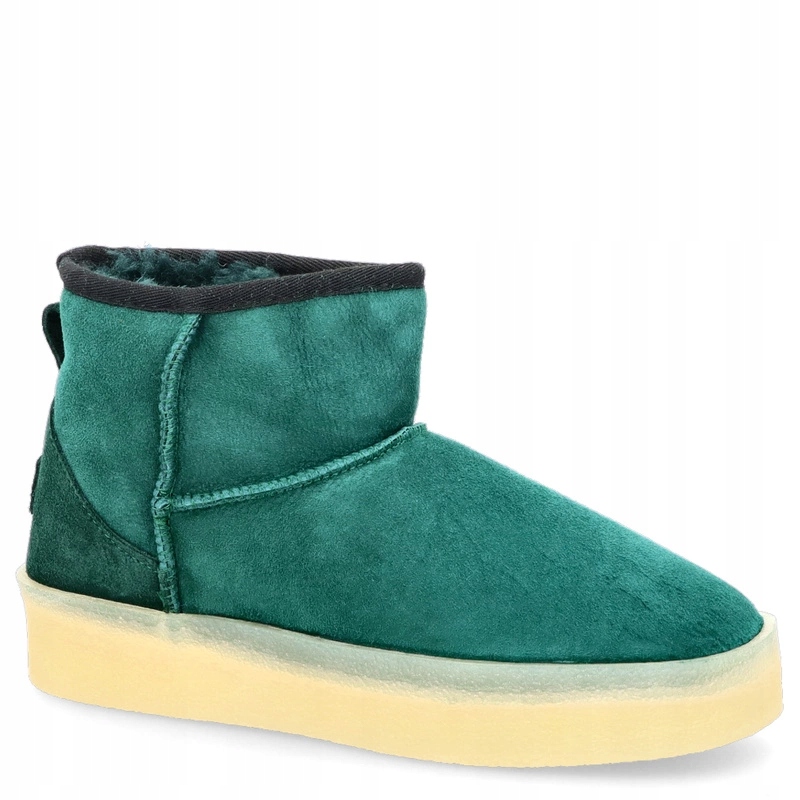 Dámské kožené sněhule Ravini 23 260 Zelené 36