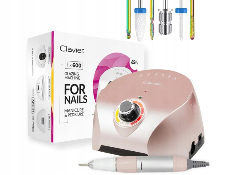 Frezarka do paznokci Clavier Fx 600 Różowy