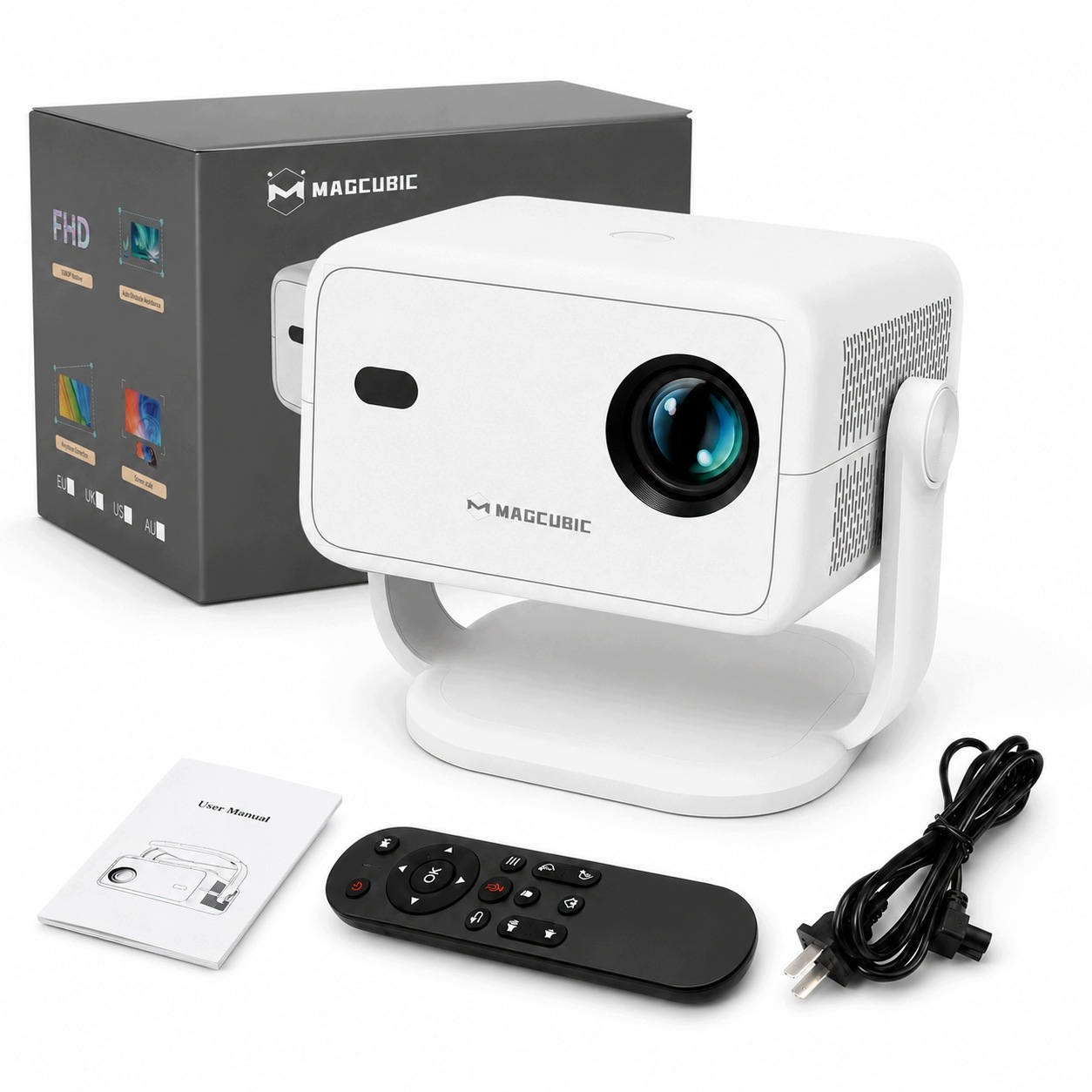 Projektor Magcubic L018 4K 1080p Android WiFi Tv Głośnik Bt Netflix 2025 Pl