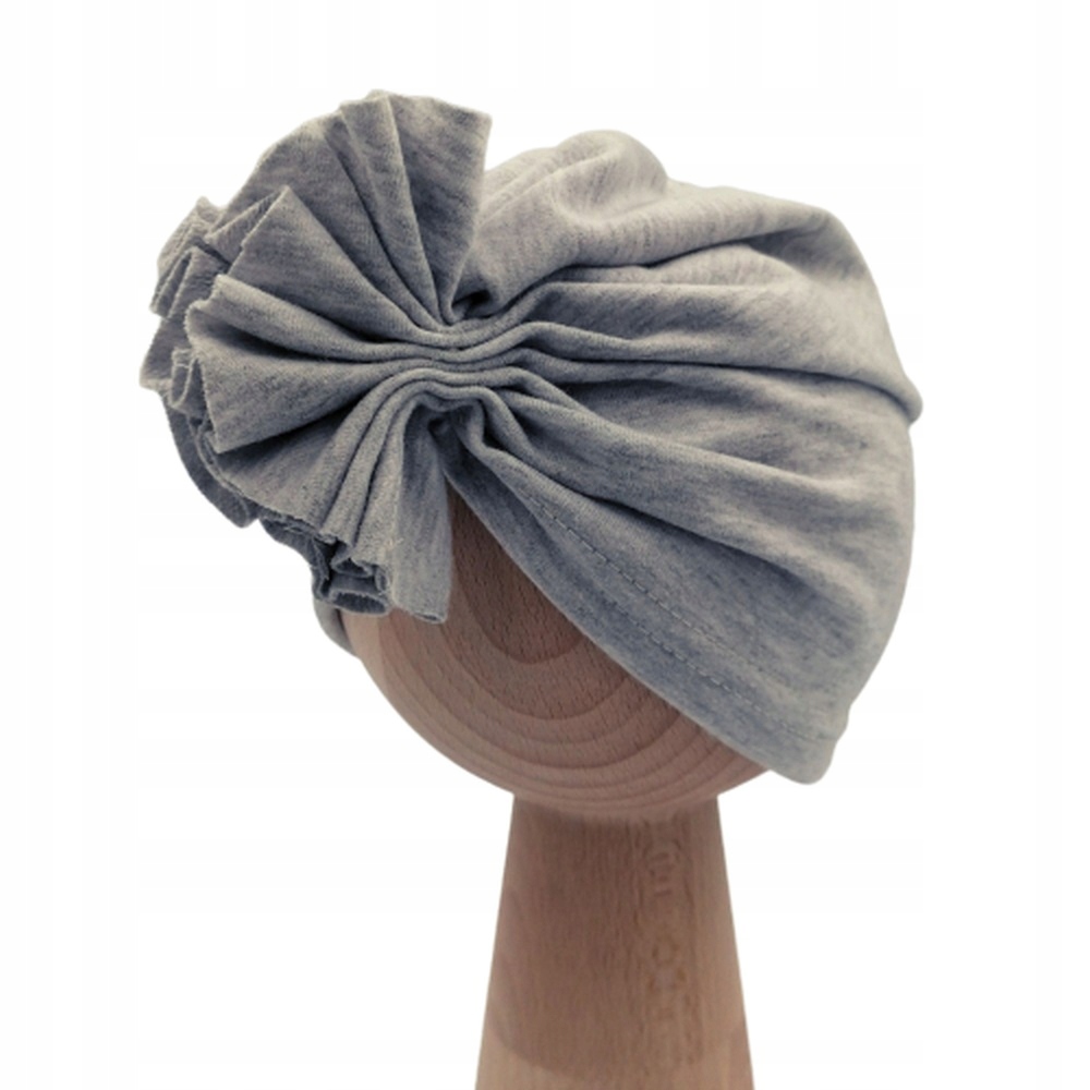 

Turban Niemowlęcy Szary 0-3 MC 36