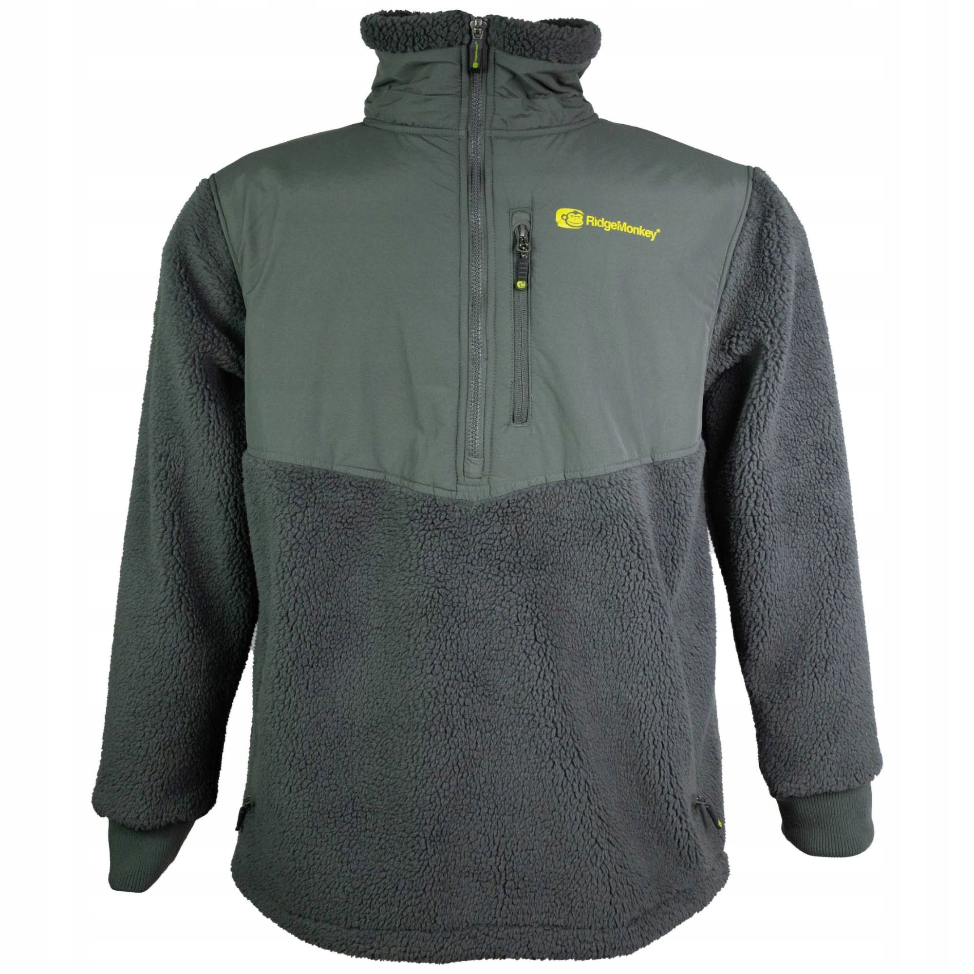 Mikina Ridge Monkey APEarel ThermaPro Sherpa Fleece Green XXXL