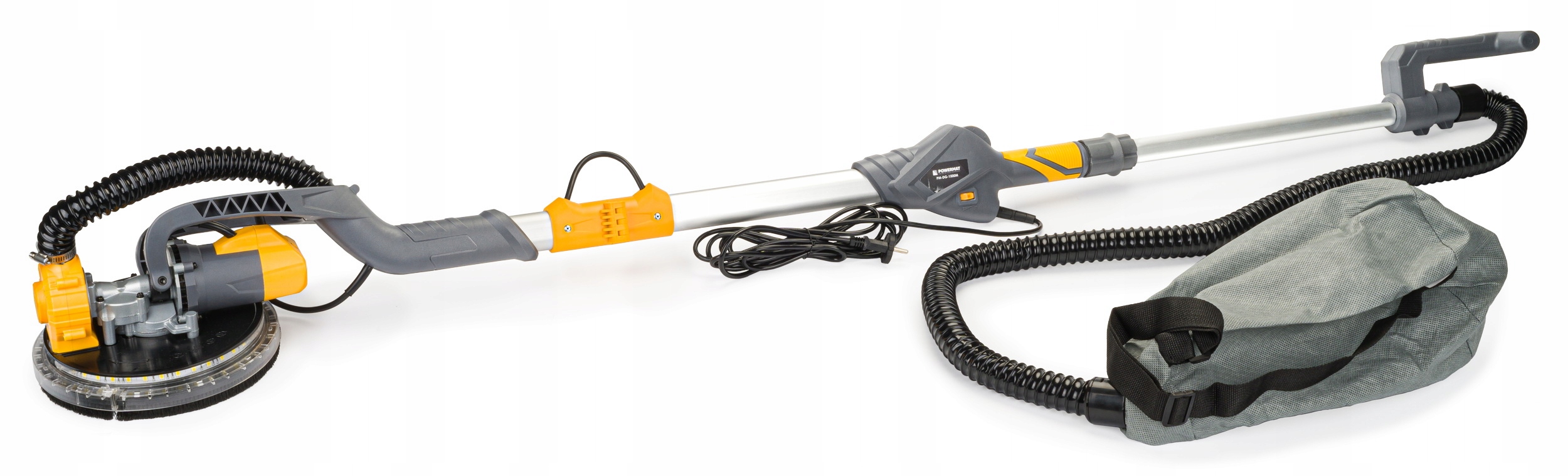 SZLIFIERKA DO GIPSU GŁADZI TYNKÓW 1500W ŻYRAFA LED Długość 192 cm