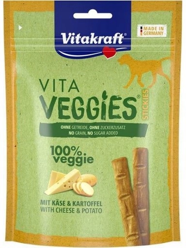 5 x Vitakraft Pes Veggies Sticks Sýr & Brambor 80 g