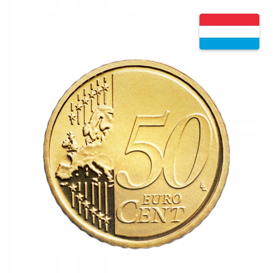 Moneta – Luksemburg – 50 eurocentów – 2002 – UNC