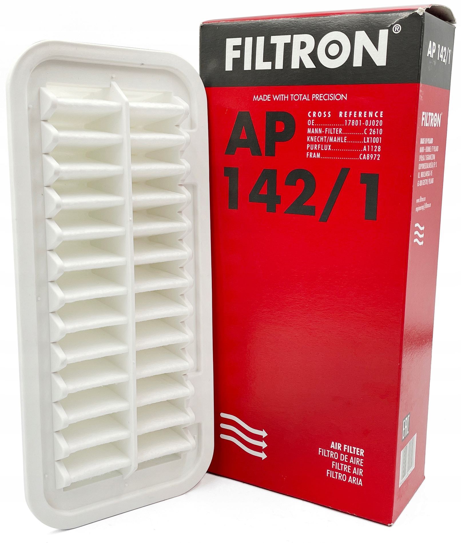 

Filtr powietrza Filtron Ap 142/1