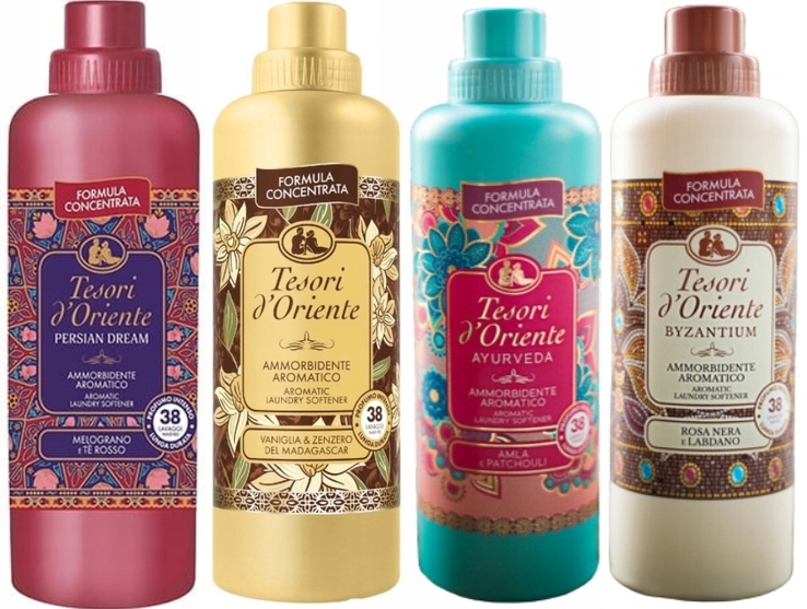 Tesori d'Oriente Sada 4 krásných aviváží 760 ml Pvab