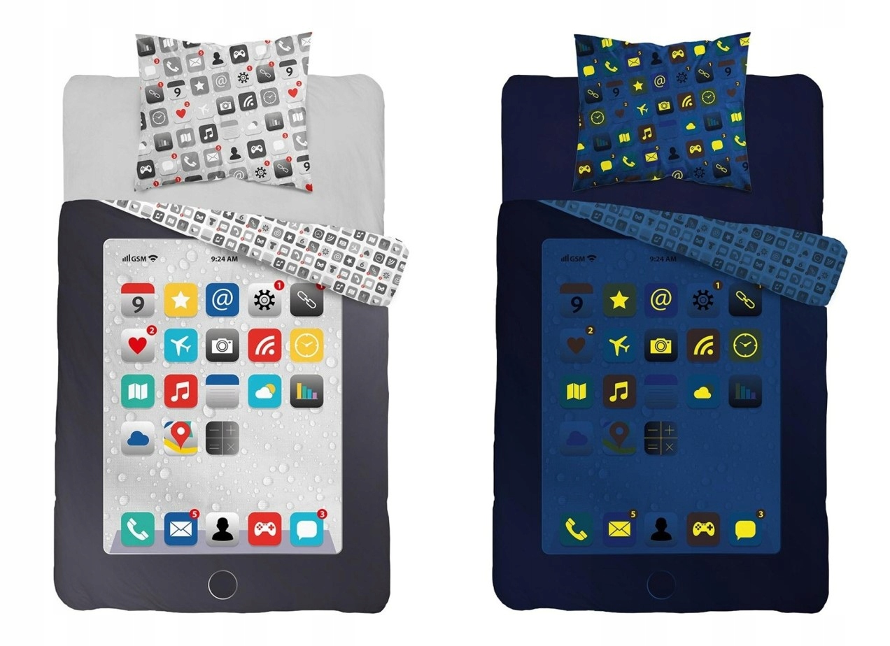 

Pościel Młodzieżowa Smartfon Świecąca Nocą 160x200