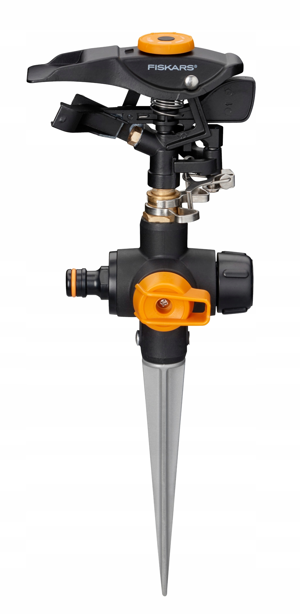 Fiskars Zraszacz ogrodowy pulsacyjny obrotowy do podlewania trawy 500m2