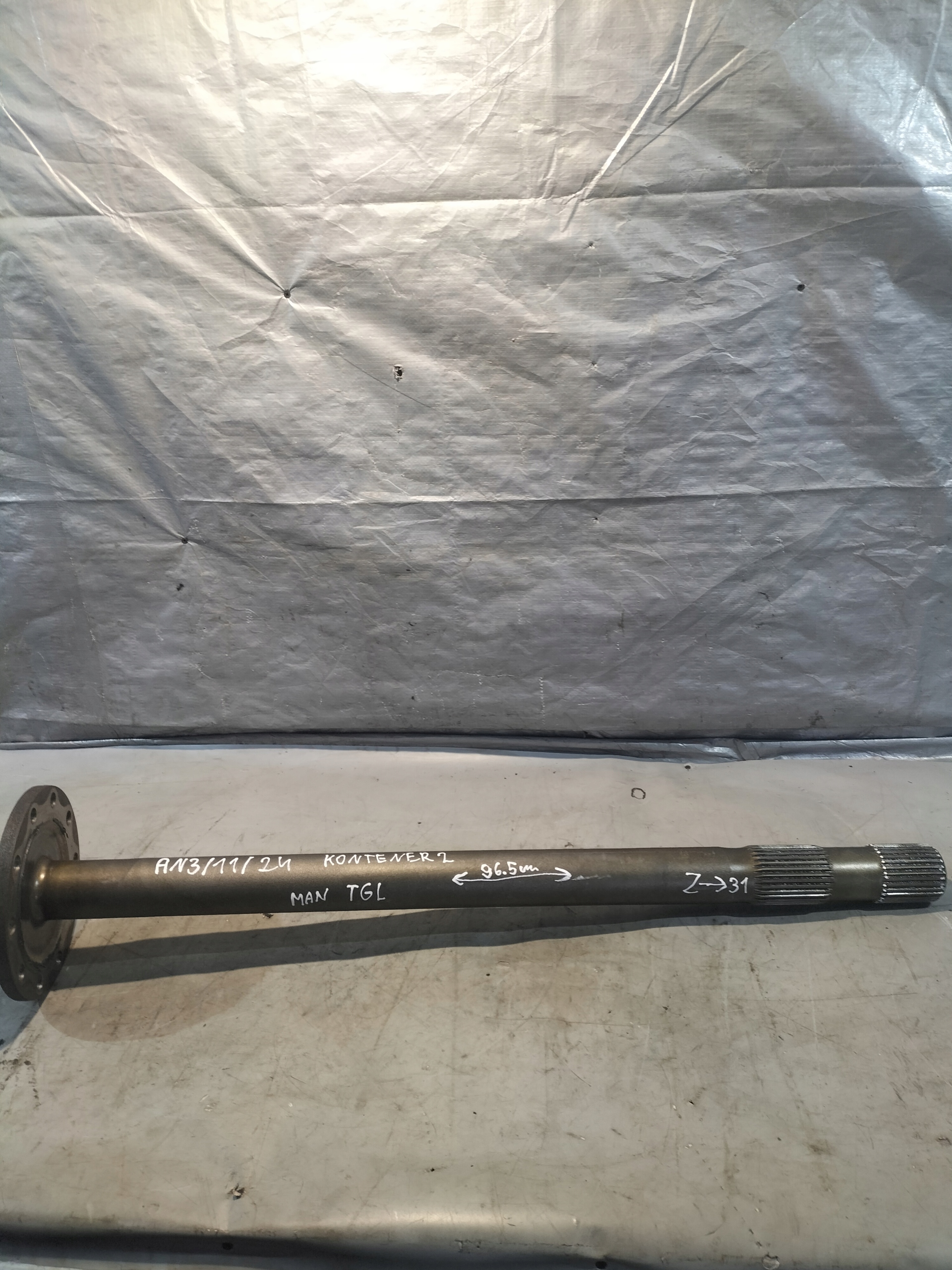semi-axis MAN TGL 96.5CM FREZ 31