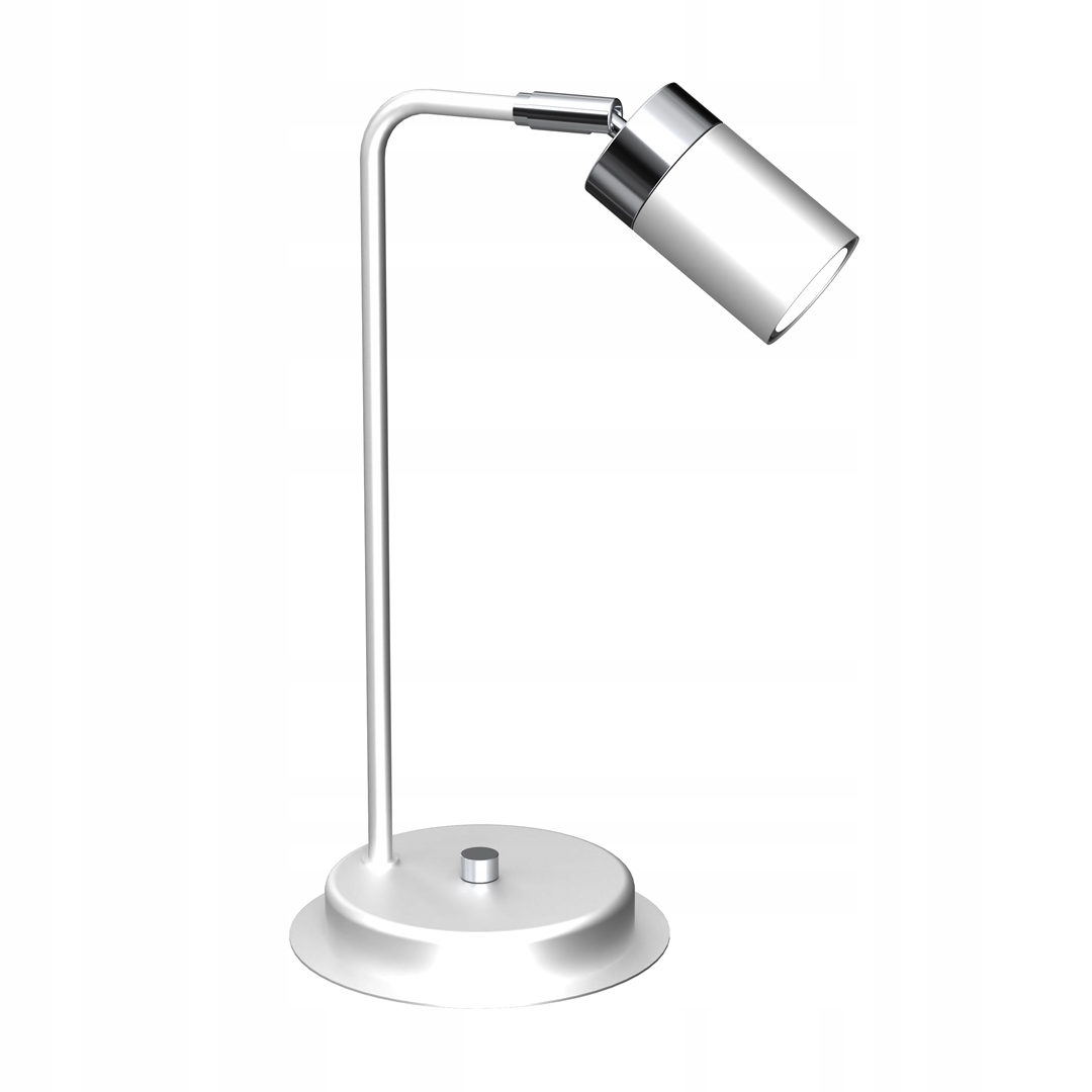 Bílá skandinávská lampa Joker, labutí krk, elegantní prvek kanceláře