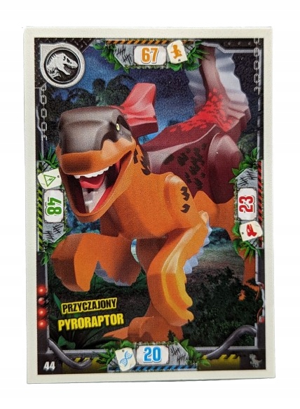 Karta Lego Jurassic World Seria 3 Numer 044