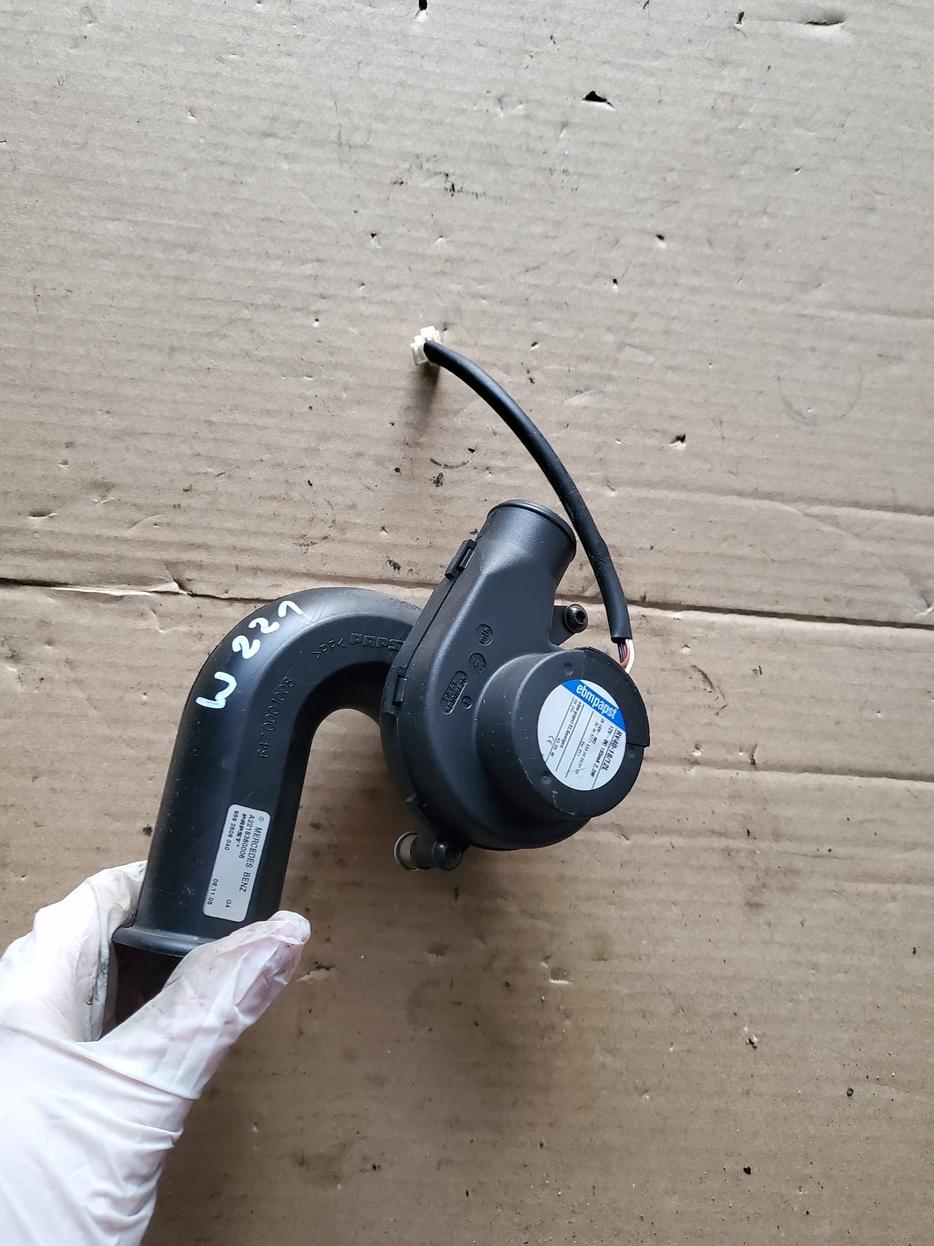 Lüfter DMUCHAWA des Kombiinstruments MERCEDES S W221 OE