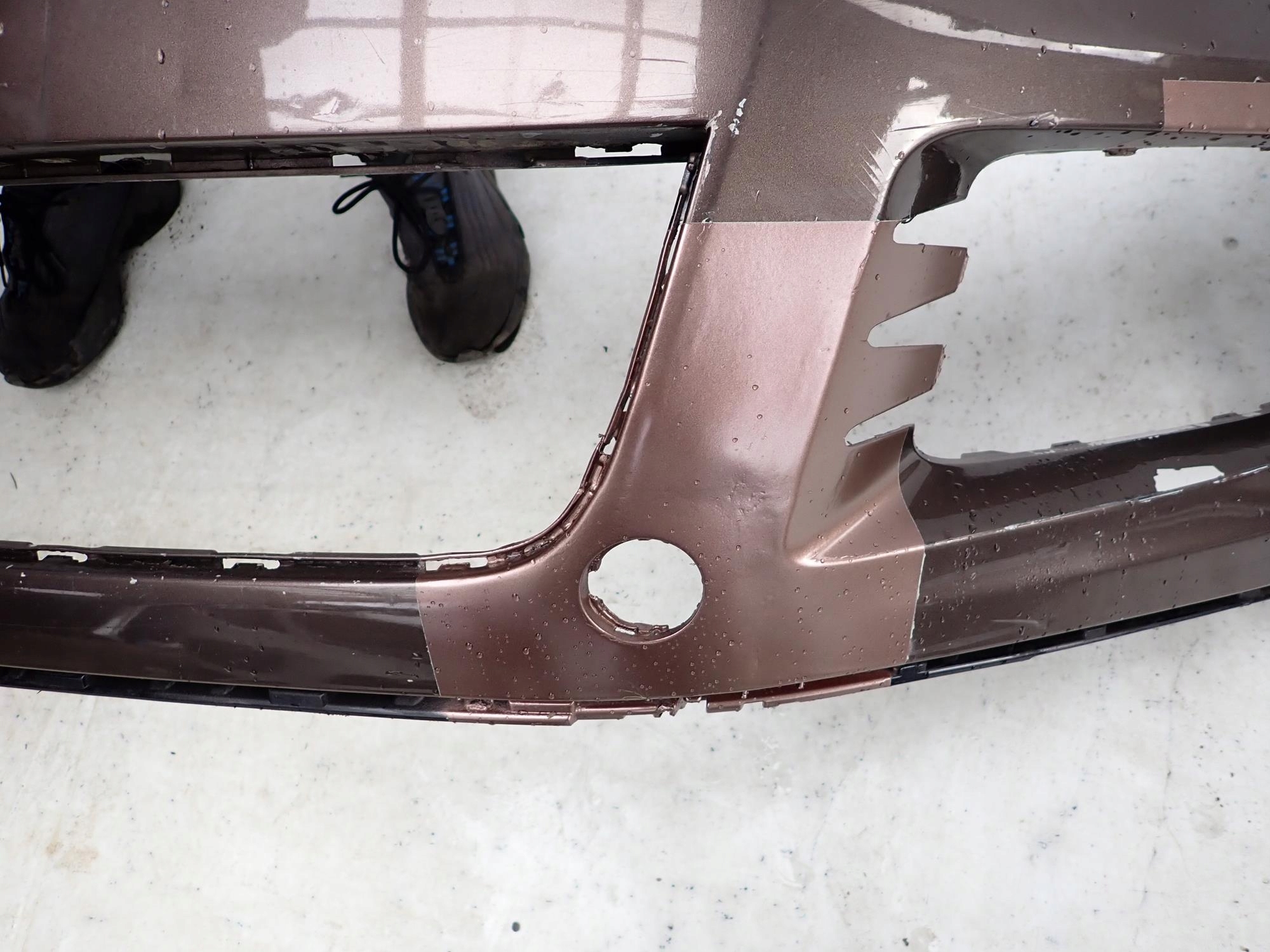 VW TOUAREG II 2 10-14 bumper front front washer