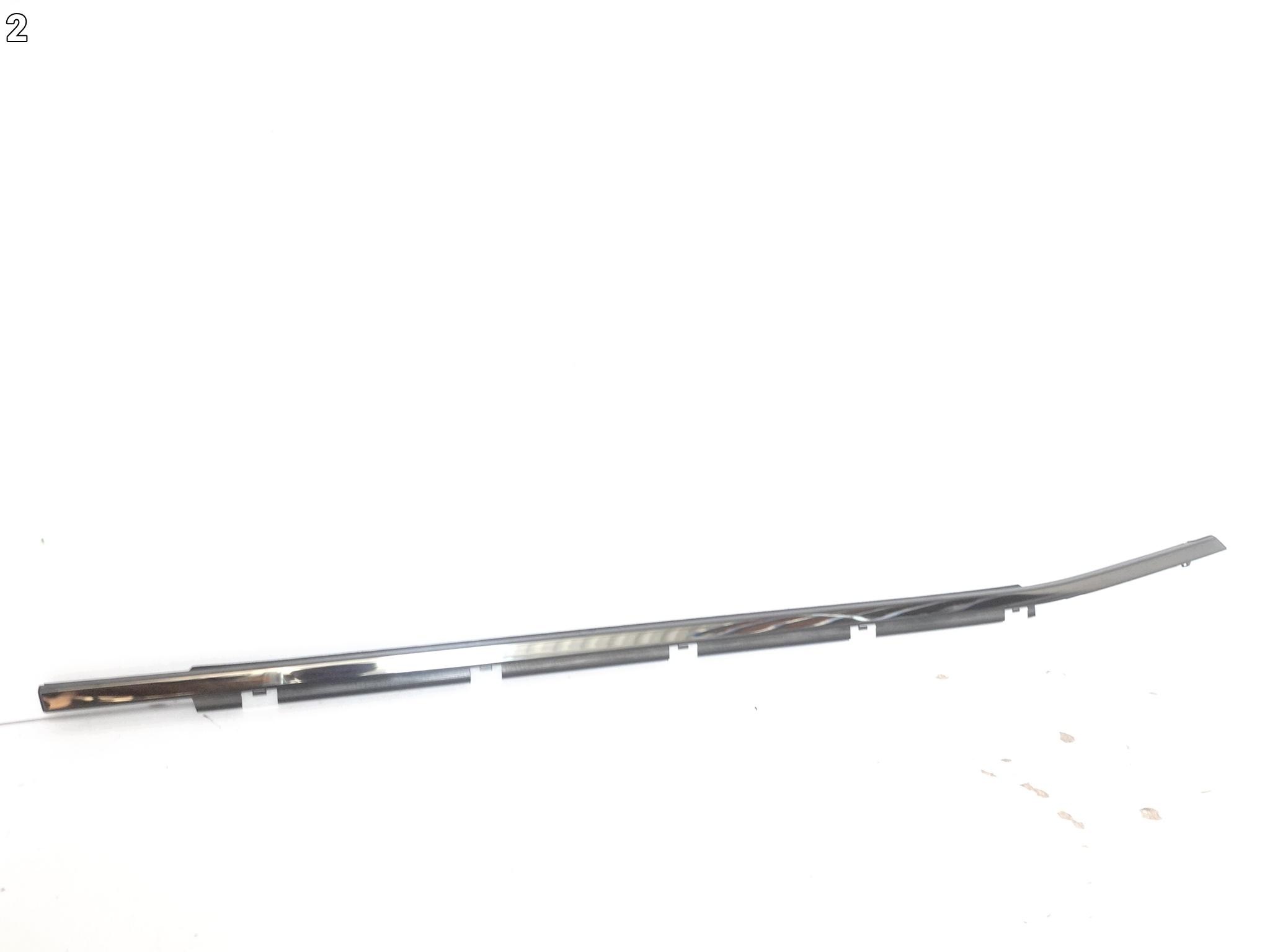 LEXUS NX II 2 AZ20 21- moulding dust windows door right front BLACK original