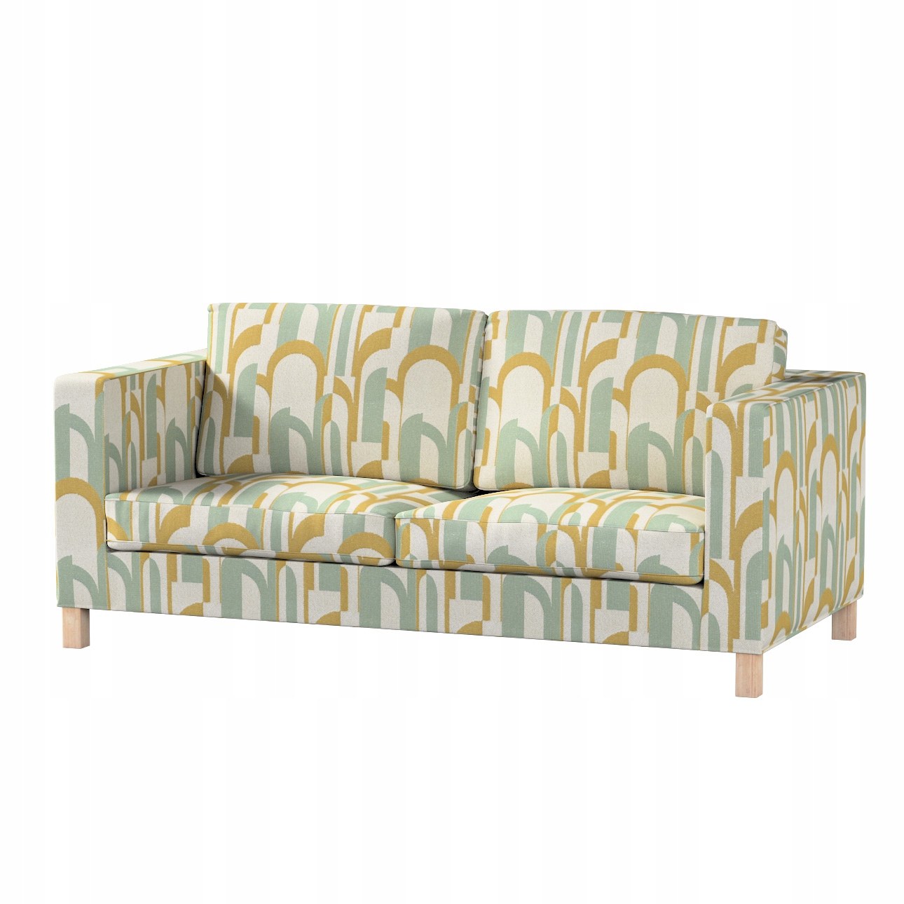 Potah na rozkládací pohovku Karlanda krátký Ikea oranžový