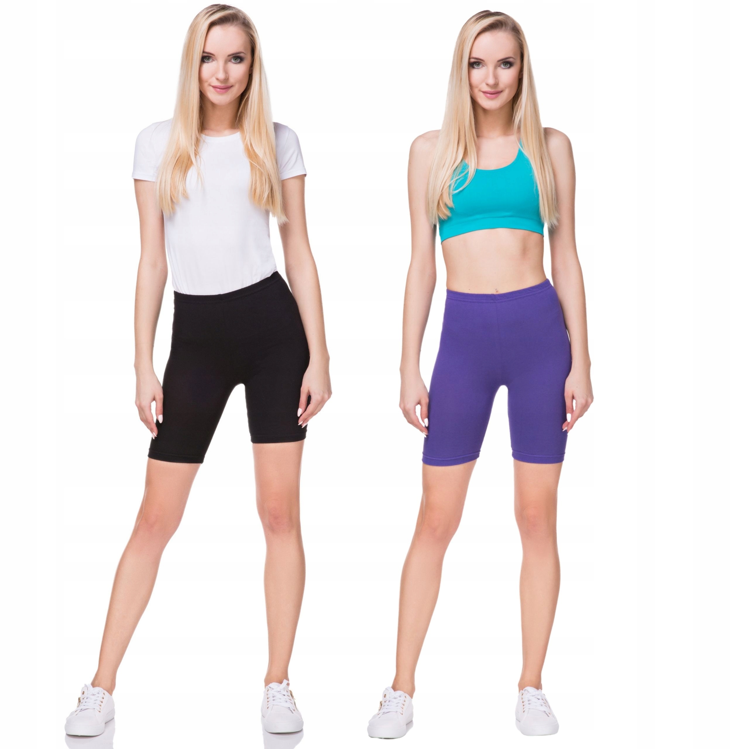 

Dwupak Damskich Kolarek Bawełniane Legginsy S