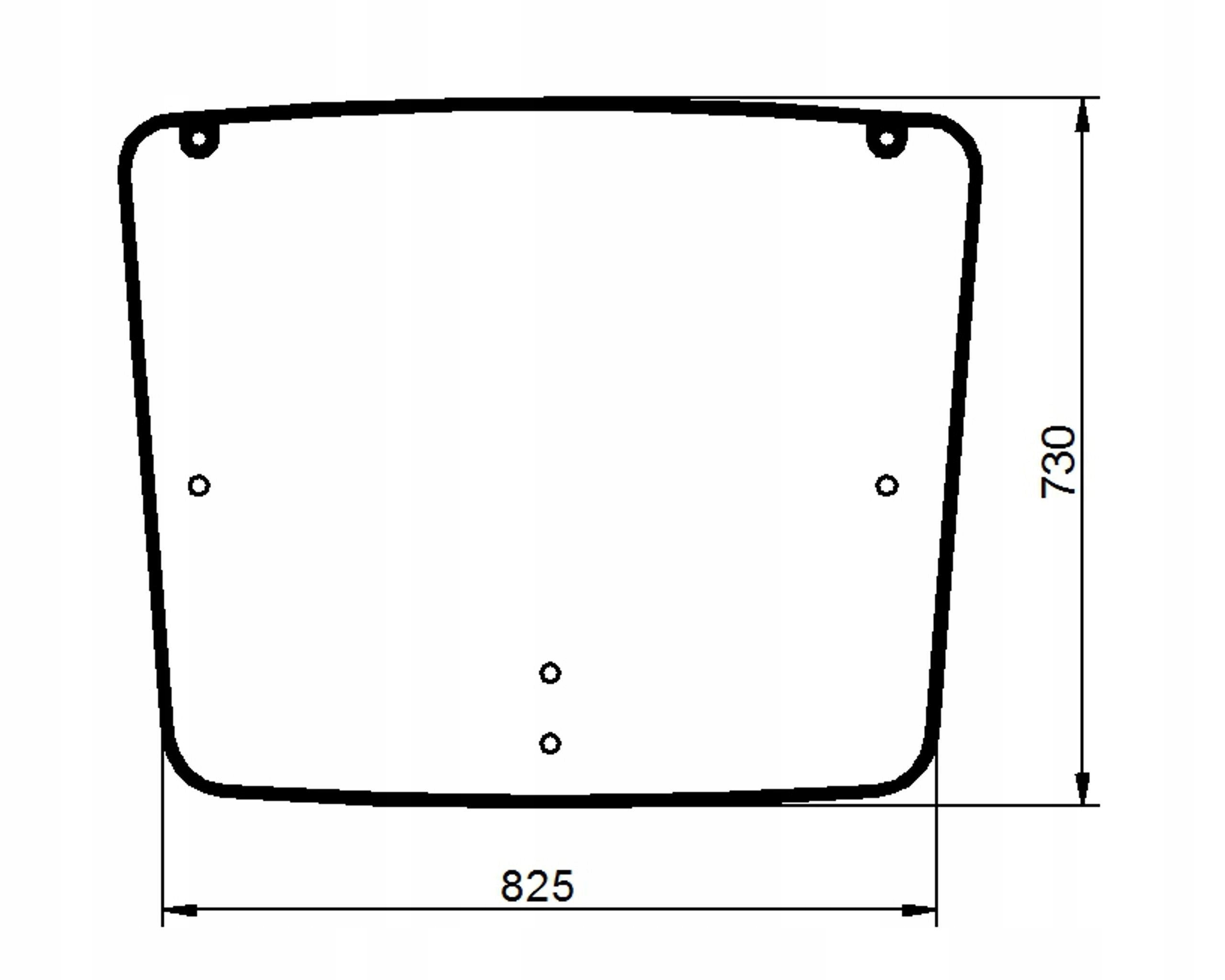 sklo Deutz Lamborghini Same střešní 0.012.3242010