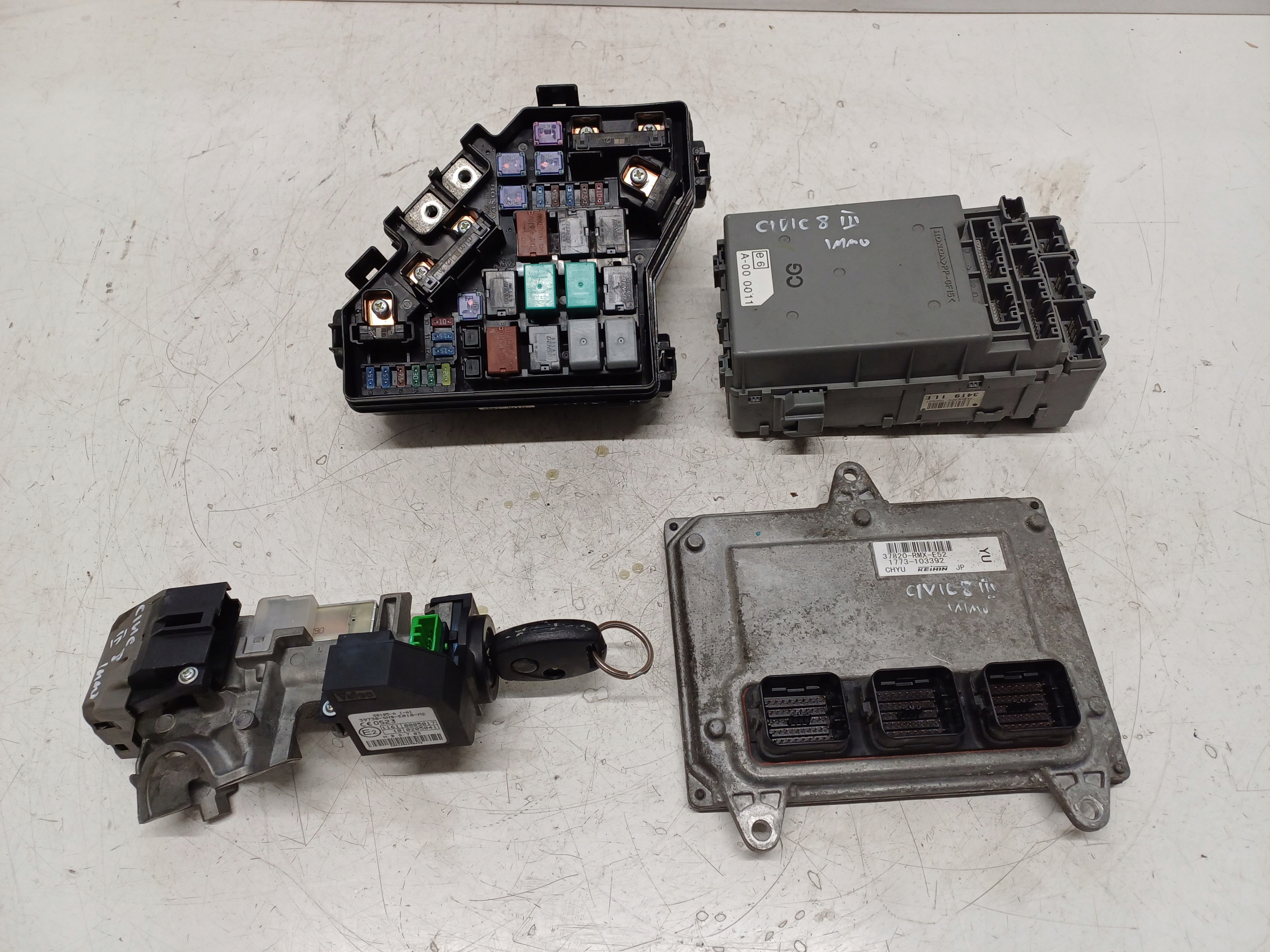 HONDA CIVIC 8 VIII SEDAN 06- 1.3 HYBRID ZESTAW STARTOWY KOMPUTER STACYJKA