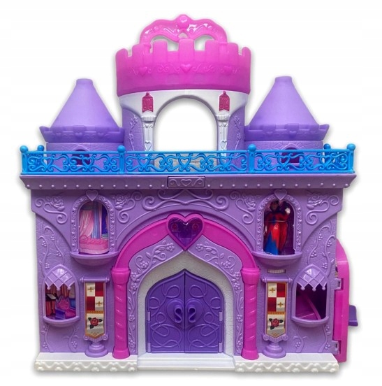 DOMEK DLA LALEK DUZY MEBLE LALKI ZAMEK Z BAJKI XXL Marka Adar