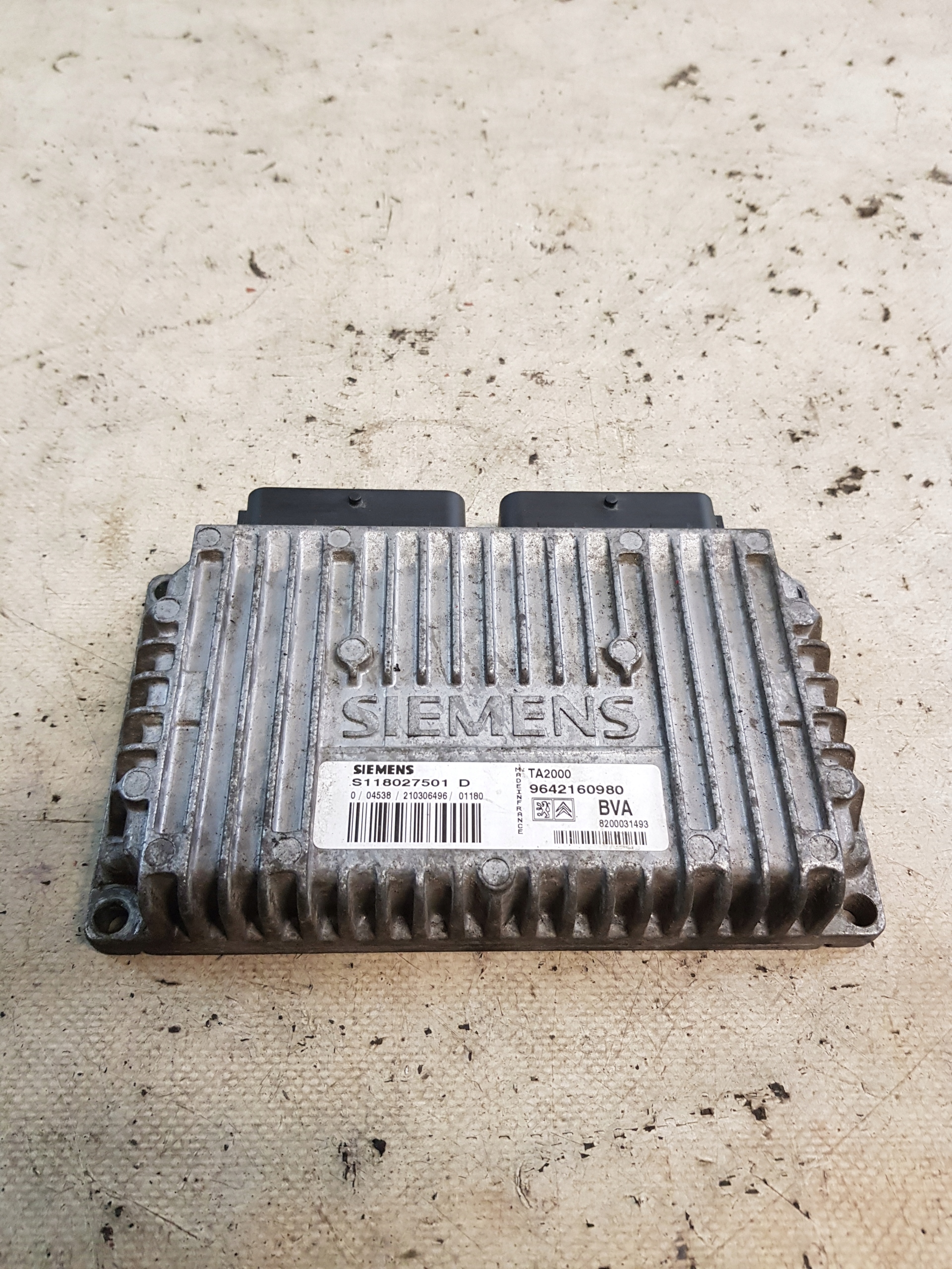 computer Motore PSA 9642160980 S118027501D CITROEN JUMPY 2.0B