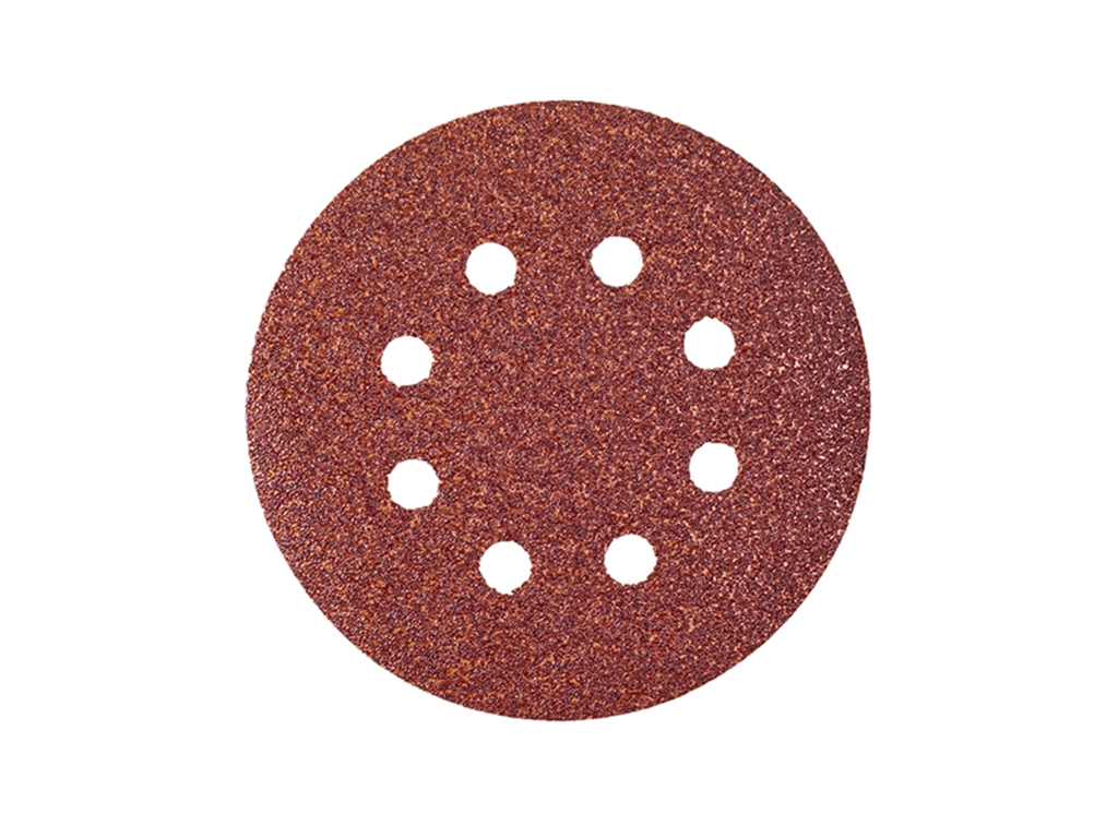 

50x krążki ścierne papier rzep otworami 125 g.100