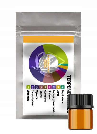 

Naturalne terpeny konopne Amnesia Haze 1ml