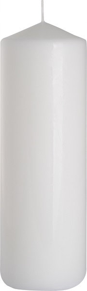 BISPOL świeca walec biała 80/250