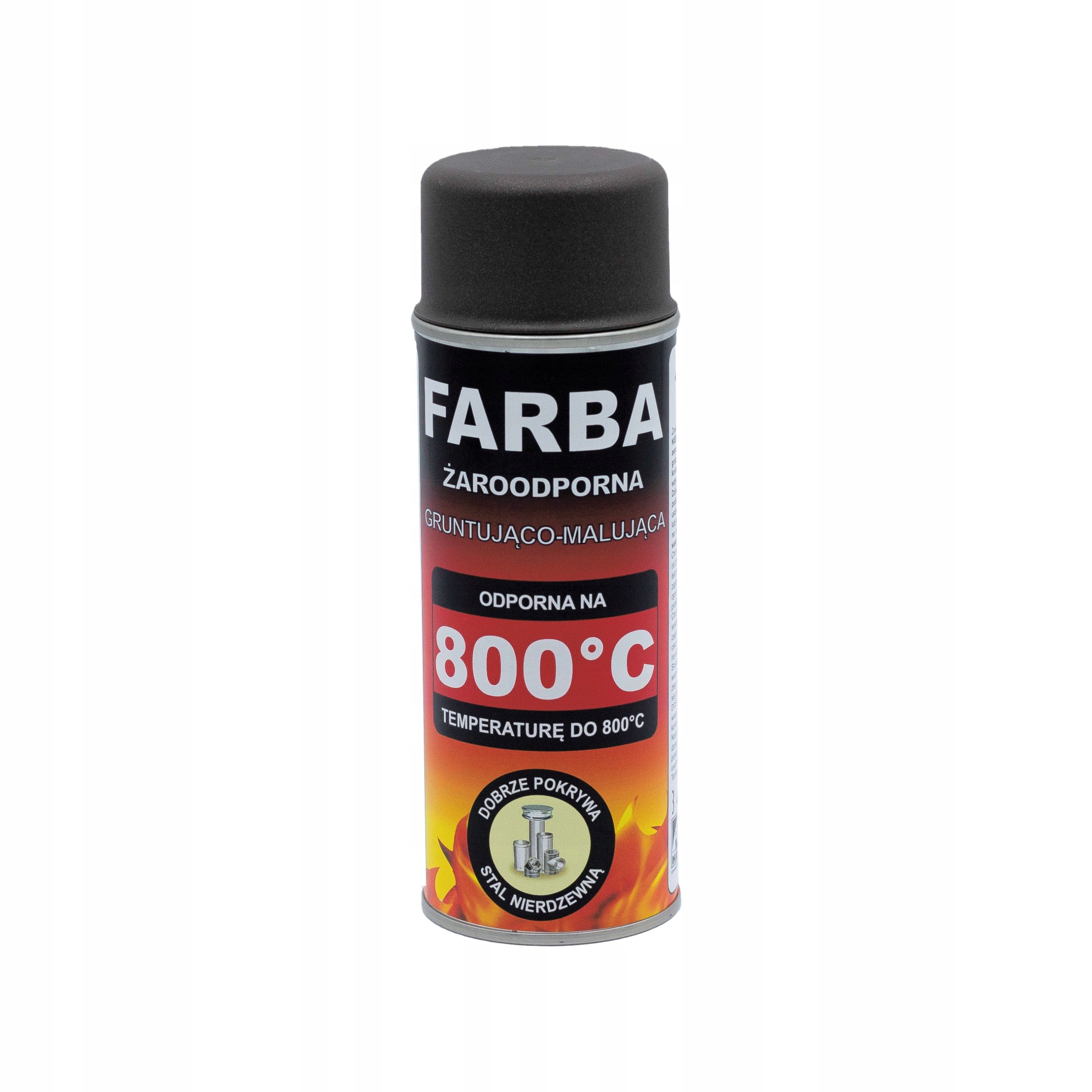 

Farba spray żaroodporny Hansa Ciemny Brąz 800°C