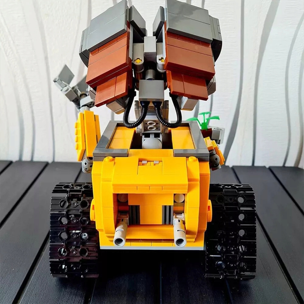 Zabawki Klocki Konstrukcyjne Robot WALL-E Puzzle Budowlane Model Z Klocków Materiał plastik