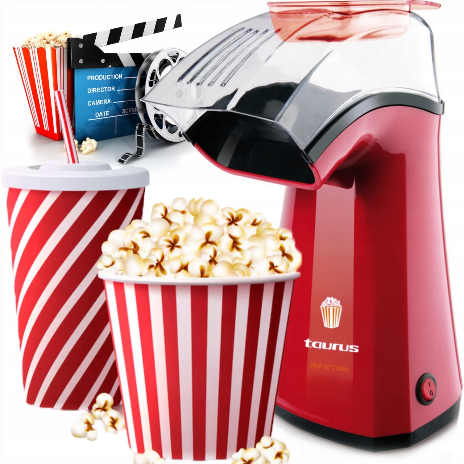 Stroj Na Výrobu Popcornu Zařízení Strojek Popcorn Maker Taurus 1100W